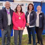 Mayor Jenny Barron with consort Ray Barron, RCR md Stephanie Horton and RCR director Charlotte Forman (right)
